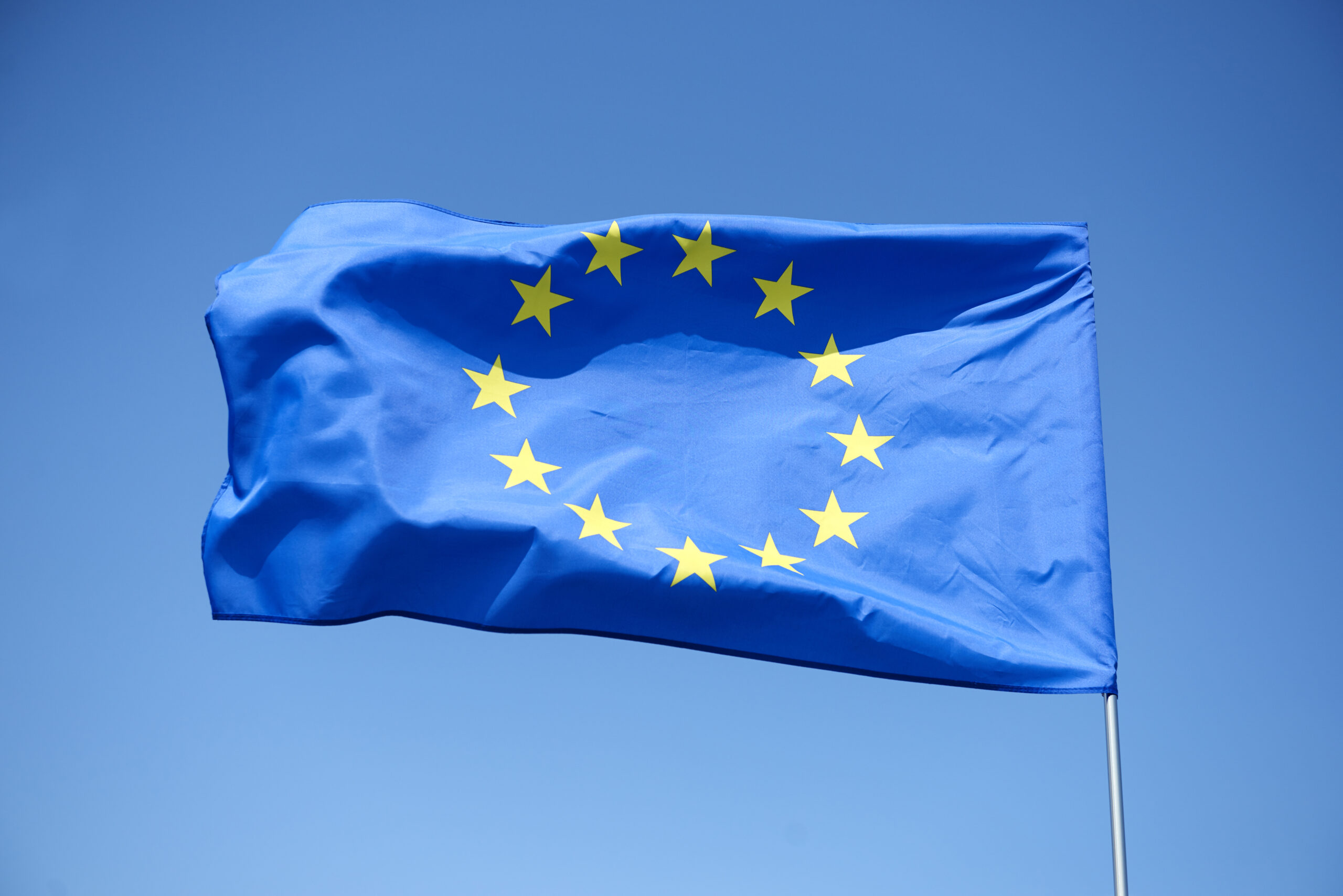 european union flag blue background scaled